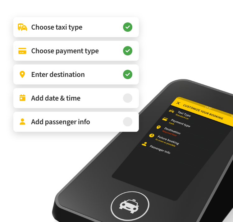 Taxi Butler PRO A fullyintegrated taxi booking device Taxi Butler 🚕