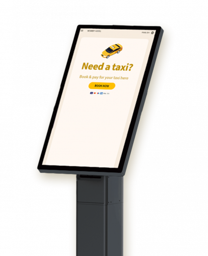 Taxi Butler KIOSK self-service taxi booking kiosk