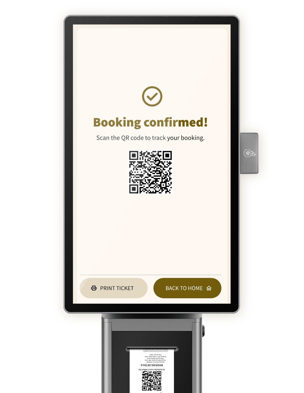 Taxi Butler 
KIOSK taxi booking kiosk printing a confirmation ticket